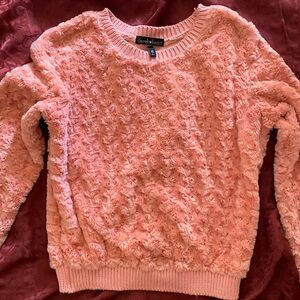 Pink colored size medium Derek heart sweater. Excellent condition!  Super soft.